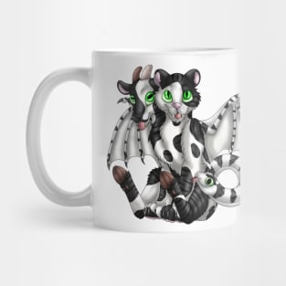 Chimera Cubs: Black Bicolor Tabby Mug